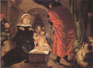 Claesz Aert The Nativity (mk05) France oil painting art